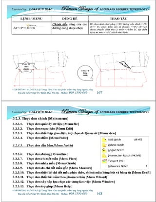 Accumark Pattern Design ACCUMARK PATTERN DESIGN – Tra Cứu Lệnh Gerber Accumark | PDF