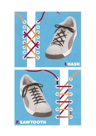 Shoe Lacing Methods 