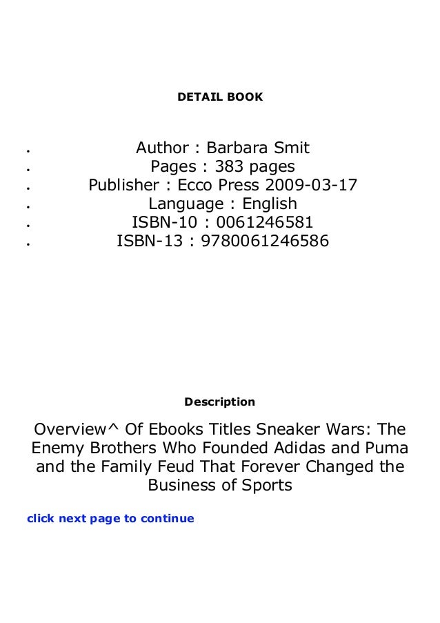 sneaker wars book