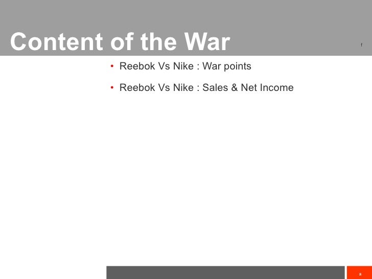 reebok vs nike
