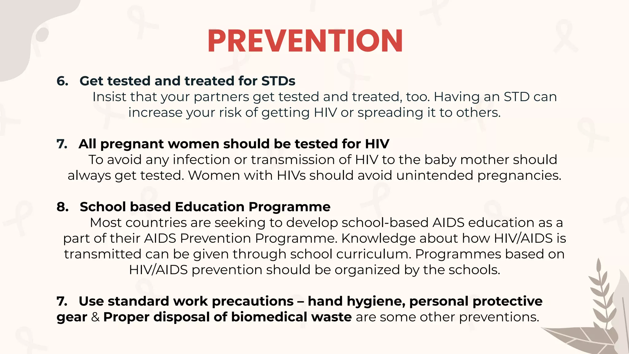 Prevention of HIV/AIDs . HIV . AIDS | PDF