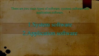Types of computer software | PPT