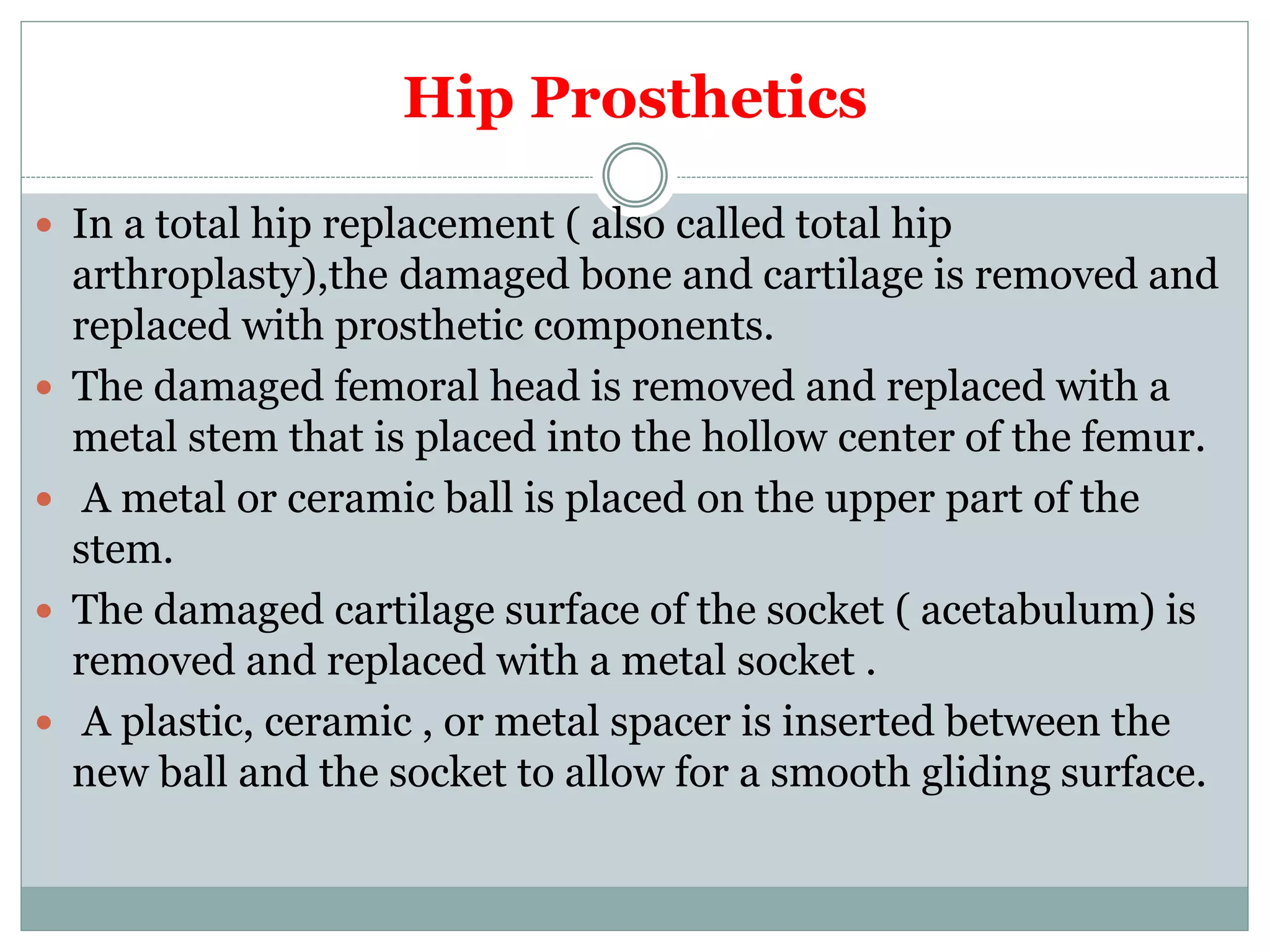 Prosthetic Body Parts PPT