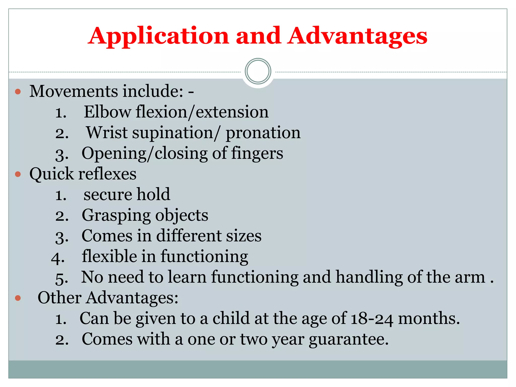 Prosthetic Body Parts PPT