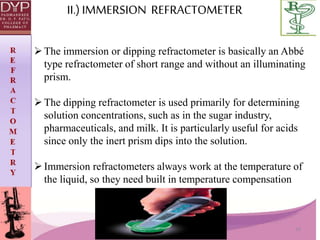 Snehal refractometry | PPTX