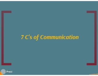 7 C's of Communication | PPT