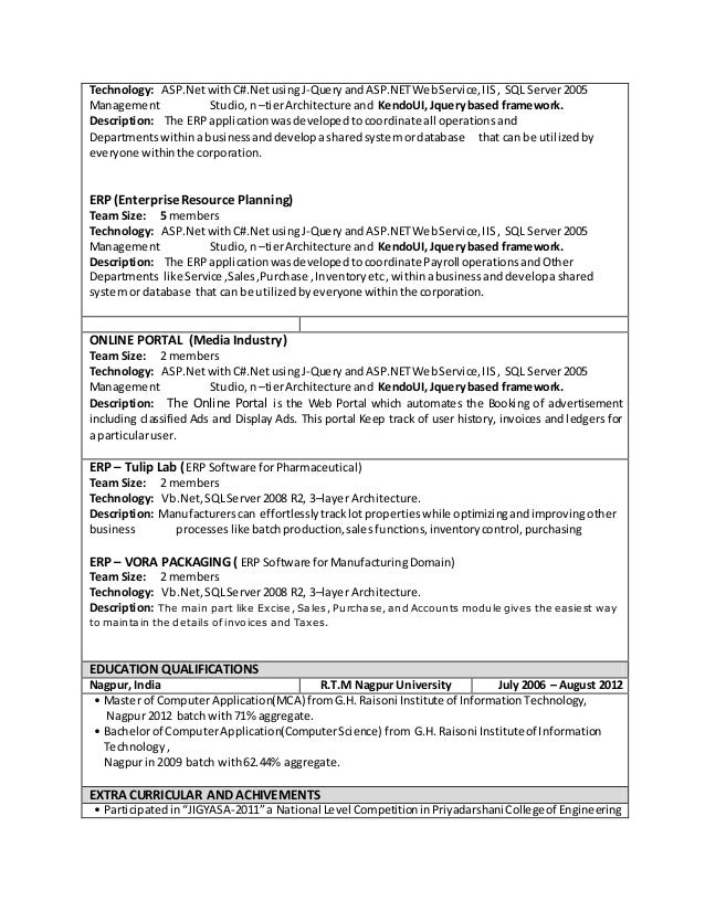 sneha patle resume