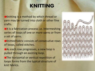 Knitting Machine | PPTX