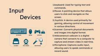 Presentation about Hardware and Software in Computer | PDF