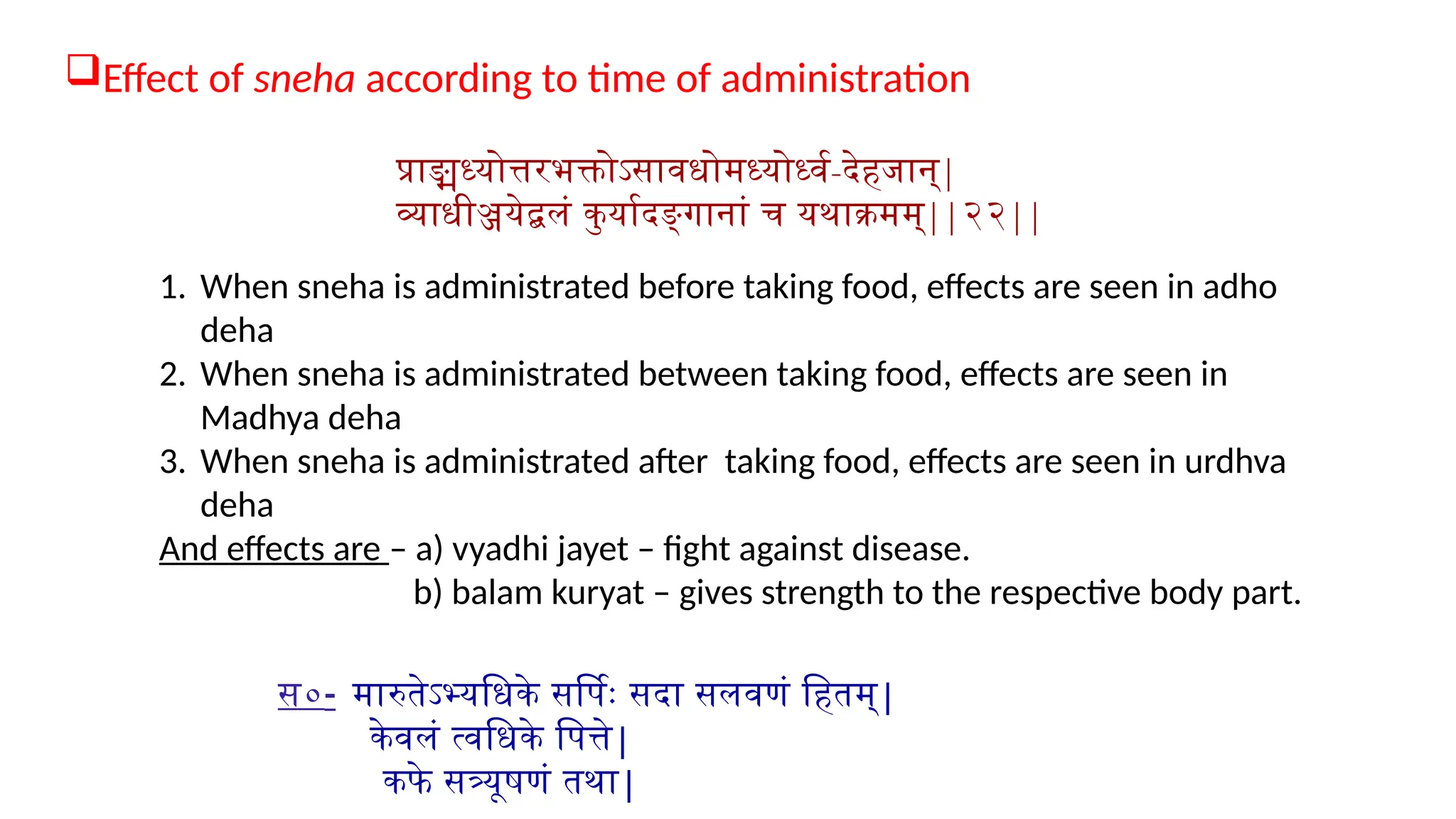snehavidhi brief introduction of snehavidhi of astang hrudaya with
