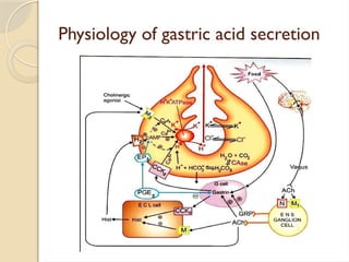 Ulcerease Chemical Equation presentation on pharmacology of peptic ulcer | PPTX