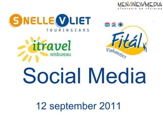 Social Media 12 september 2011   