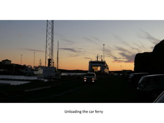 Unloading the car ferry