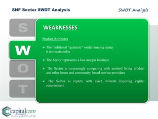 Swot Service Provider SNF Sector SWOT | PDF