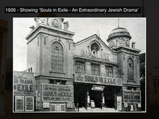 1926 - Showing ‘Souls in Exile - An Extraordinary Jewish Drama’
 
