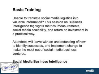 Social Media Business Intelligence (SNHU Bootcamp Presentation)