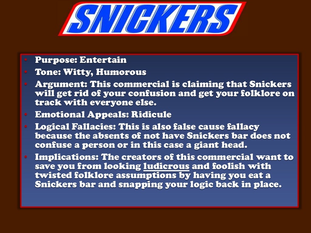Snickers ad project