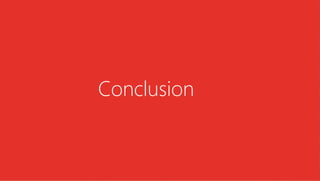 Conclusion
 