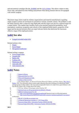 Sniper Dope Notes.pdf Sniper rifles | DOC