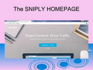 The SNIPLY HOMEPAGEThe SNIPLY HOMEPAGE
 