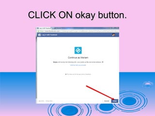 CLICK ON okay button.CLICK ON okay button.
 