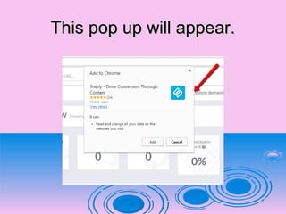 This pop up will appear.This pop up will appear.
 