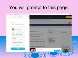 You will prompt to this page.You will prompt to this page.
 