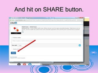 And hit on SHARE button.And hit on SHARE button.
 