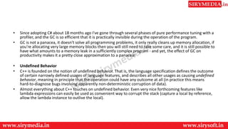difference between c c++ c# | PPT