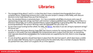 difference between c c++ c# | PPT