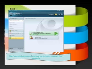 / 
Step 1: 
http://www.pcinfectionremoval.com/easy-way-to-remove-snipsmart-from- windows-pc  