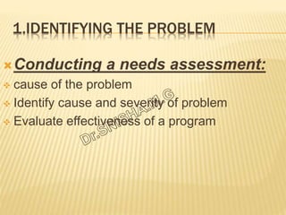 steps in planning - Public health dentistry | PPTX