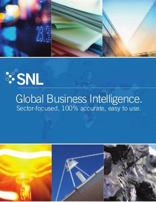 Global Business Intelligence.
Sector-focused, 100% accurate, easy to use.
 