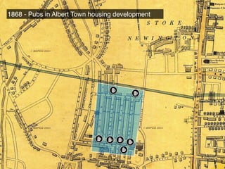 1868 - Pubs in Albert Town housing development
 