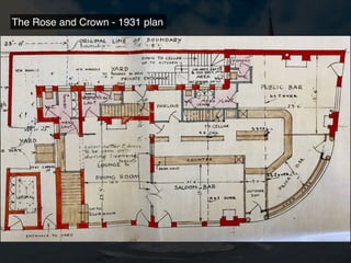 The Rose and Crown - 1931 plan
 
