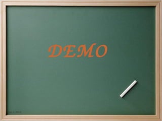 DEMO

Jan 2, 2012      
 