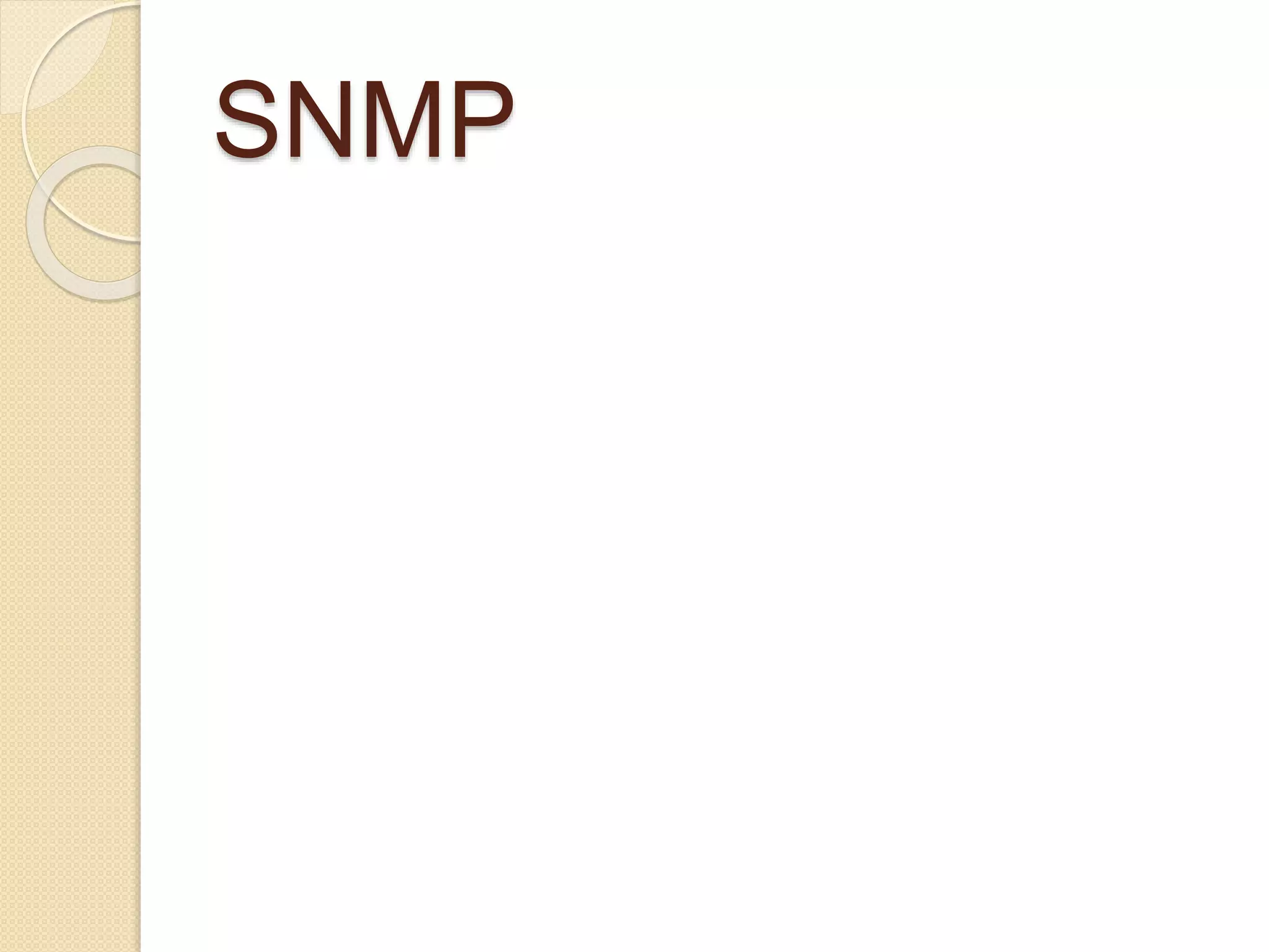 SNMP Protocol | PPTX