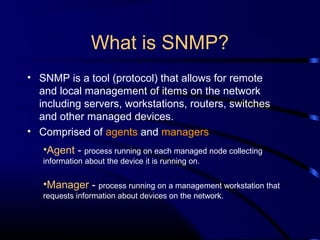 (Snmp) simple network management protocol | PPT
