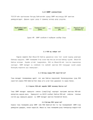 Snmp mib oid тухай | PDF