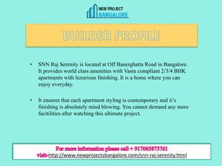 Snn raj serenity | PPT