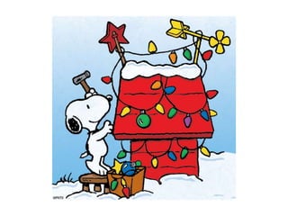Snoopy  tarjeta navideña