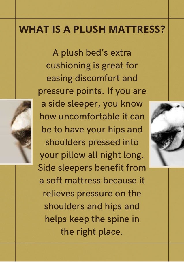 Is Plush Mattress Good For Side Sleepers is-plush-mattress-good-for-side-sleepers