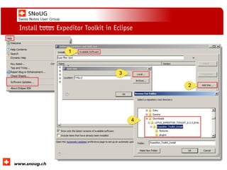 Social Collaboration 39: "Vernetzte Informationswelt“
www.dnug.de
Install Lotus Expeditor Toolkit in Eclipse
 