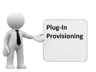 ICON UK 2014 – Plugin Development
Plug-In
Provisioning
 