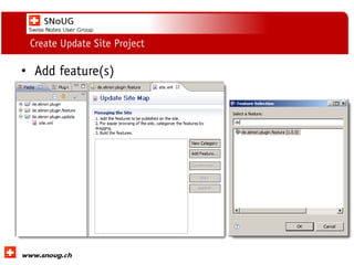 Social Collaboration 39: "Vernetzte Informationswelt“
www.dnug.de
Create Update Site Project
• Add feature(s)
 