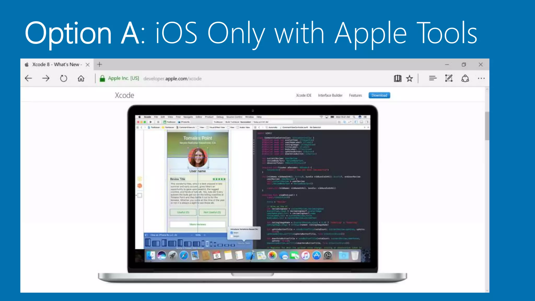 Option A: iOS Only with Apple Tools
 