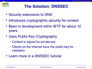 K-root and DNSSEC | PDF