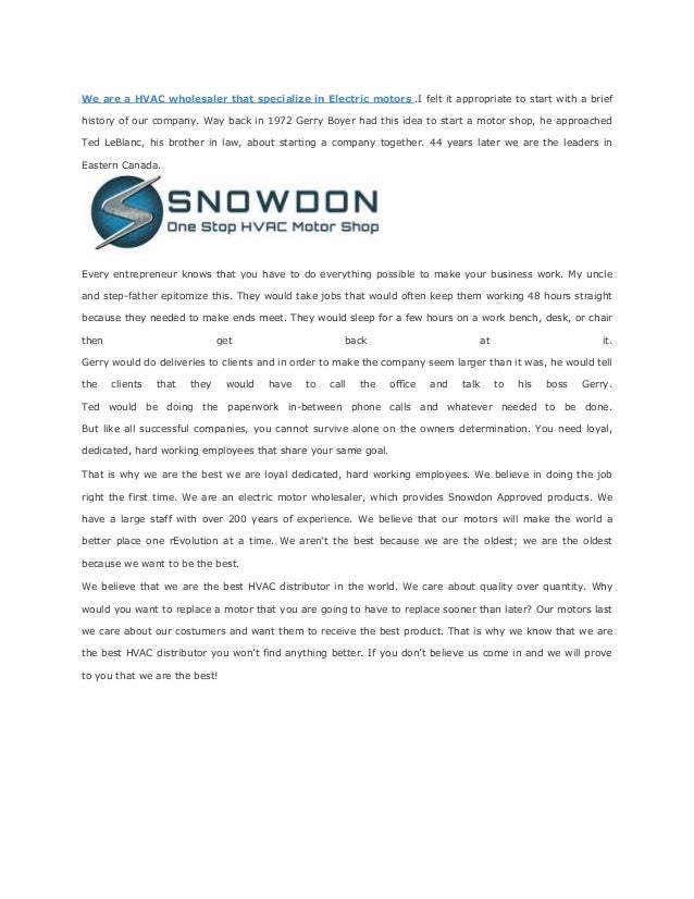 Snowdon Hvac
