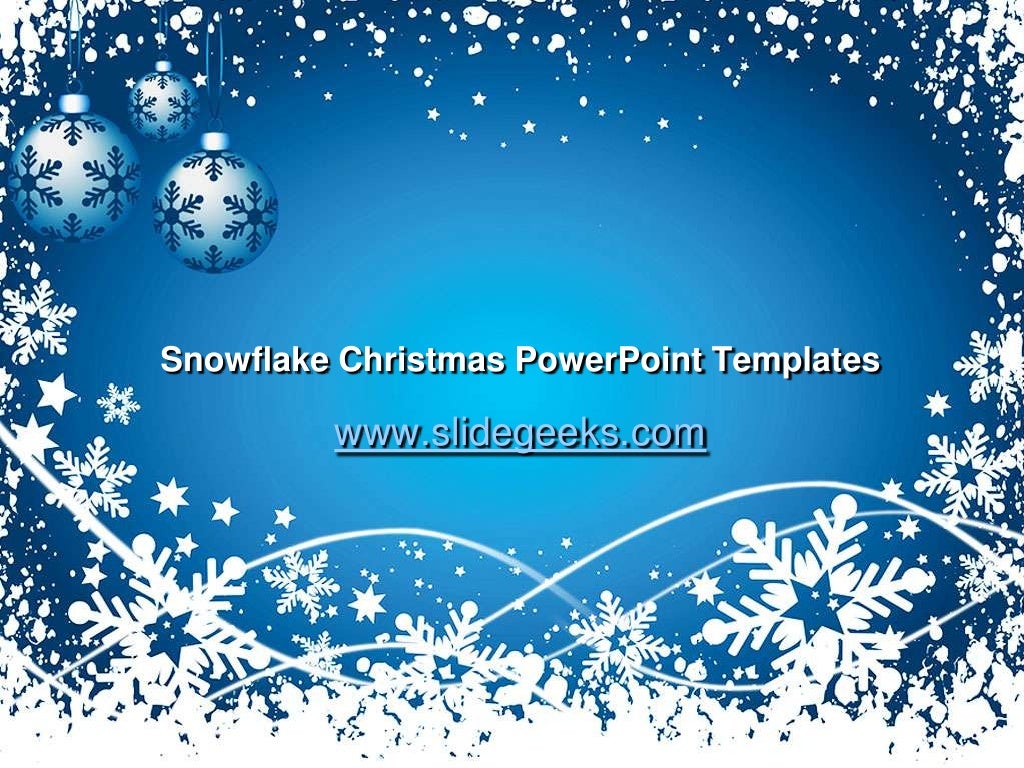snowflake-christmas-power-point-templates