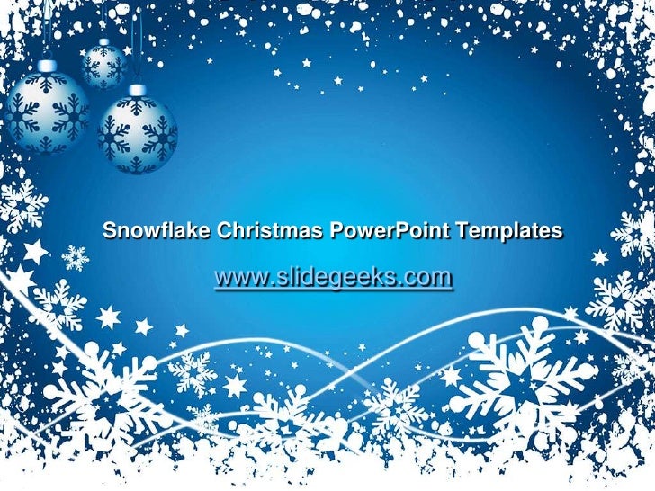 Snowflakes Powerpoint Template from image.slidesharecdn.com